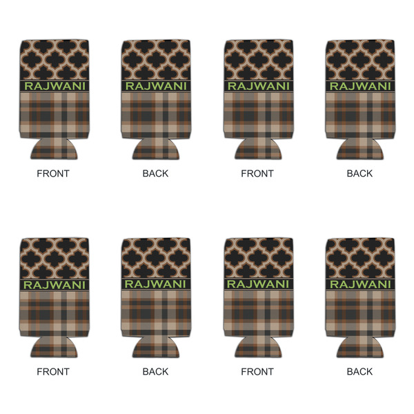 Moroccan & Plaid 16oz Can Sleeve - Set of 4 - APPROVAL