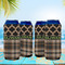 Moroccan & Plaid 16oz Can Sleeve - Set of 4 - LIFESTYLE