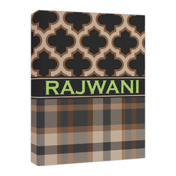 Moroccan & Plaid Canvas Print - 16x20 (Personalized)