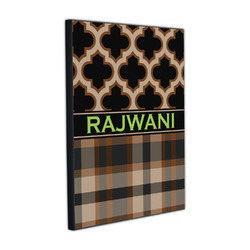 Moroccan & Plaid Wood Prints (Personalized)
