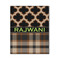 Moroccan & Plaid Wood Print - 16x20 (Personalized)