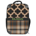 Moroccan & Plaid 18" Hard Shell Backpack (Personalized)