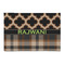 Moroccan & Plaid 2'x3' Patio Rug - Front/Main