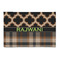 Moroccan & Plaid Patio Rug (Personalized)