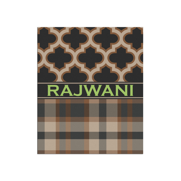 Custom Moroccan & Plaid Poster - Matte - 20x24 (Personalized)