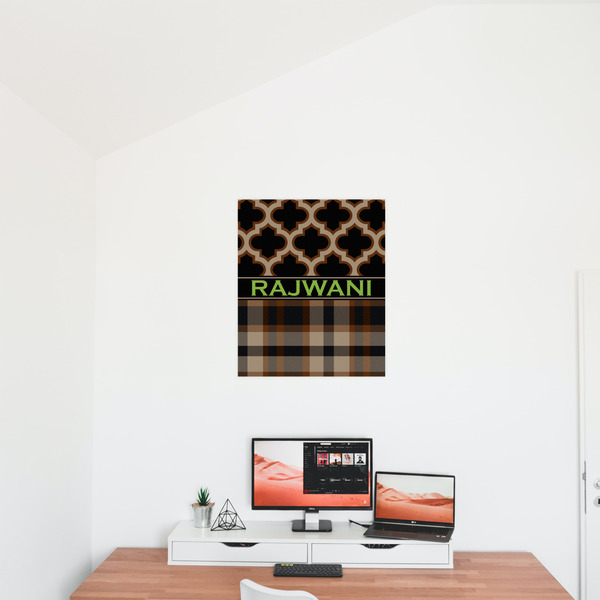 Moroccan & Plaid 20x24 - Matte Poster - On the Wall