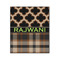 Moroccan & Plaid 20x24 Wood Print - Front View