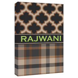 Moroccan & Plaid Canvas Print - 20x30 (Personalized)