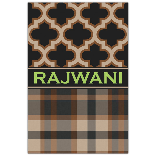 Moroccan & Plaid 20x30 - Canvas Print - Front View
