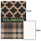 Moroccan & Plaid 20x30 - Matte Poster - Front & Back