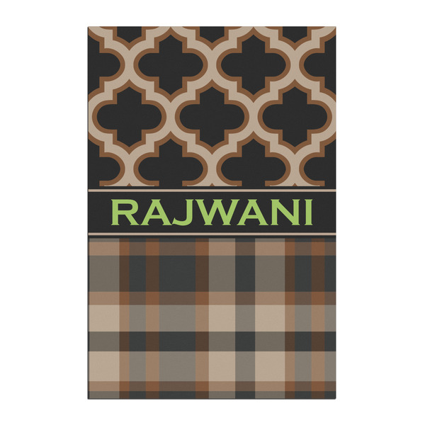 Custom Moroccan & Plaid Posters - Matte - 20x30 (Personalized)
