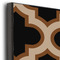 Moroccan & Plaid 20x30 Wood Print - Closeup