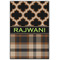 Moroccan & Plaid 20x30 Wood Print - Front View