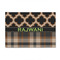 Moroccan & Plaid 4' x 6' Patio Rug (Personalized)