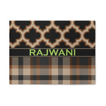 Moroccan & Plaid Area Rug (Personalized)