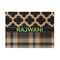 Moroccan & Plaid 5'x7' Patio Rug - Front/Main
