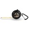 Moroccan & Plaid 6-Ft Pocket Tape Measure with Carabiner Hook - Front