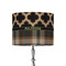 Moroccan & Plaid 8" Drum Lamp Shade - Fabric (Personalized)