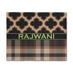 Moroccan & Plaid 8' x 10' Indoor Area Rug (Personalized)