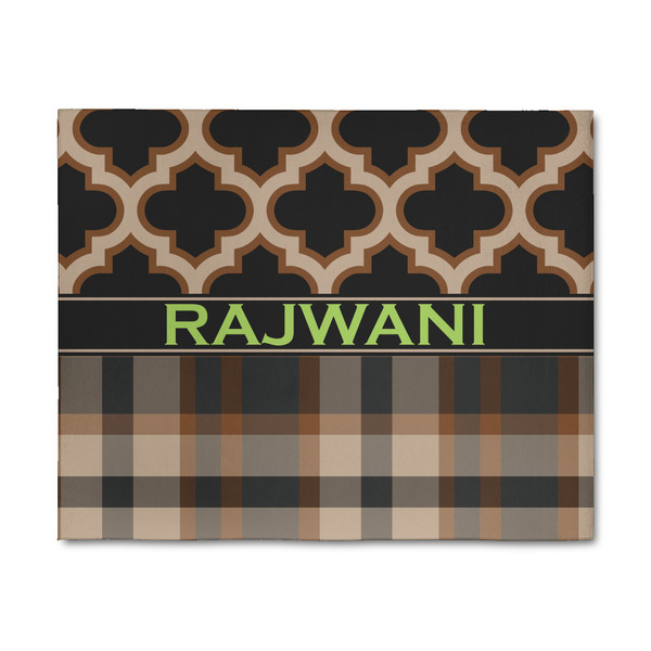 Custom Moroccan & Plaid 8' x 10' Indoor Area Rug (Personalized)