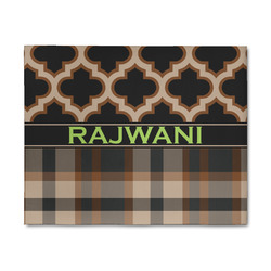 Moroccan & Plaid 8' x 10' Patio Rug (Personalized)