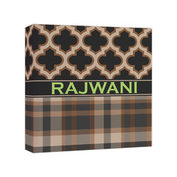 Moroccan & Plaid Canvas Print - 8x8 (Personalized)