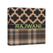 Moroccan & Plaid Canvas Print - 8x8 (Personalized)