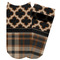 Moroccan & Plaid Adult Ankle Socks