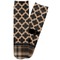 Moroccan & Plaid Adult Crew Socks - Single Pair - Front and Back