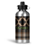 Moroccan & Plaid Water Bottle - Aluminum - 20 oz (Personalized)