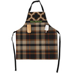 Moroccan & Plaid Apron With Pockets w/ Name or Text