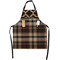 Moroccan & Plaid Apron With Pockets w/ Name or Text
