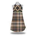Moroccan & Plaid Apron w/ Name or Text