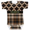 Moroccan & Plaid Baby Bodysuit (Personalized)