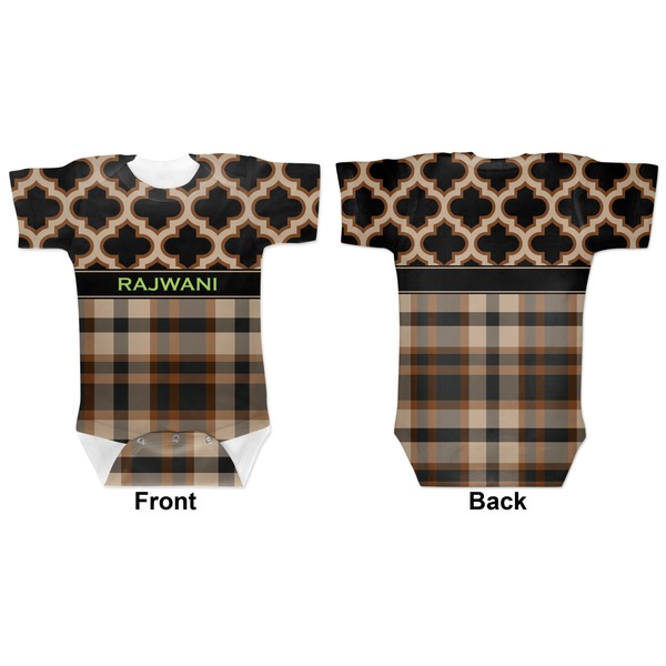 Moroccan & Plaid Baby Bodysuit Approval