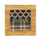 Moroccan & Plaid Bamboo Trivet with 6" Tile - FRONT