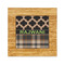 Moroccan & Plaid Bamboo Trivet with Ceramic Tile Insert (Personalized)