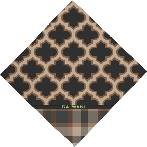 Moroccan & Plaid Bandana - Full View