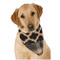 Moroccan & Plaid Dog Bandana Scarf w/ Name or Text