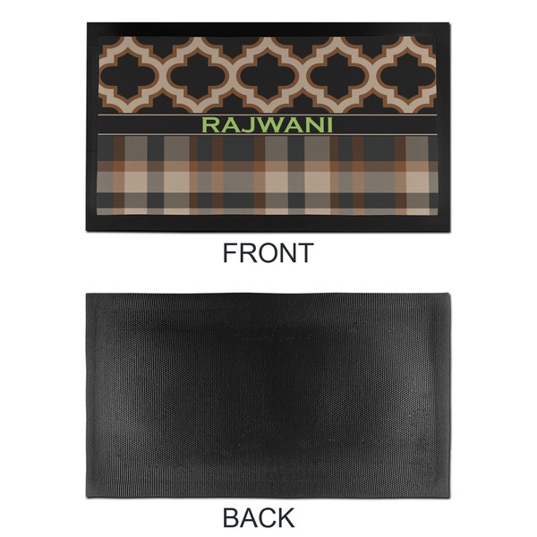Moroccan & Plaid Bar Mat - Small - APPROVAL