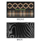 Moroccan & Plaid Bar Mat - Small - APPROVAL