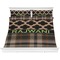 Moroccan & Plaid Comforter Set - King (Personalized)