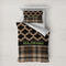 Moroccan & Plaid Duvet Cover Set - Twin XL (Personalized)