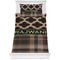 Moroccan & Plaid Comforter Set - Twin (Personalized)
