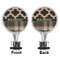 Moroccan & Plaid Bottle Stopper - Front and Back