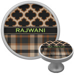 Moroccan & Plaid Cabinet Knob (Personalized)