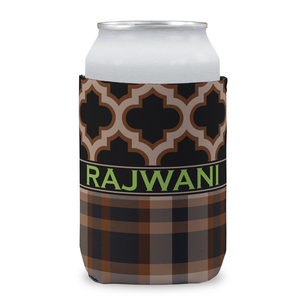 Moroccan & Plaid Can Sleeve