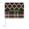 Moroccan & Plaid Car Flag - Large - FRONT