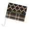 Moroccan & Plaid Car Flag (Personalized)