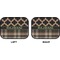 Moroccan & Plaid Car Floor Mats (Back Seat) (Approval)